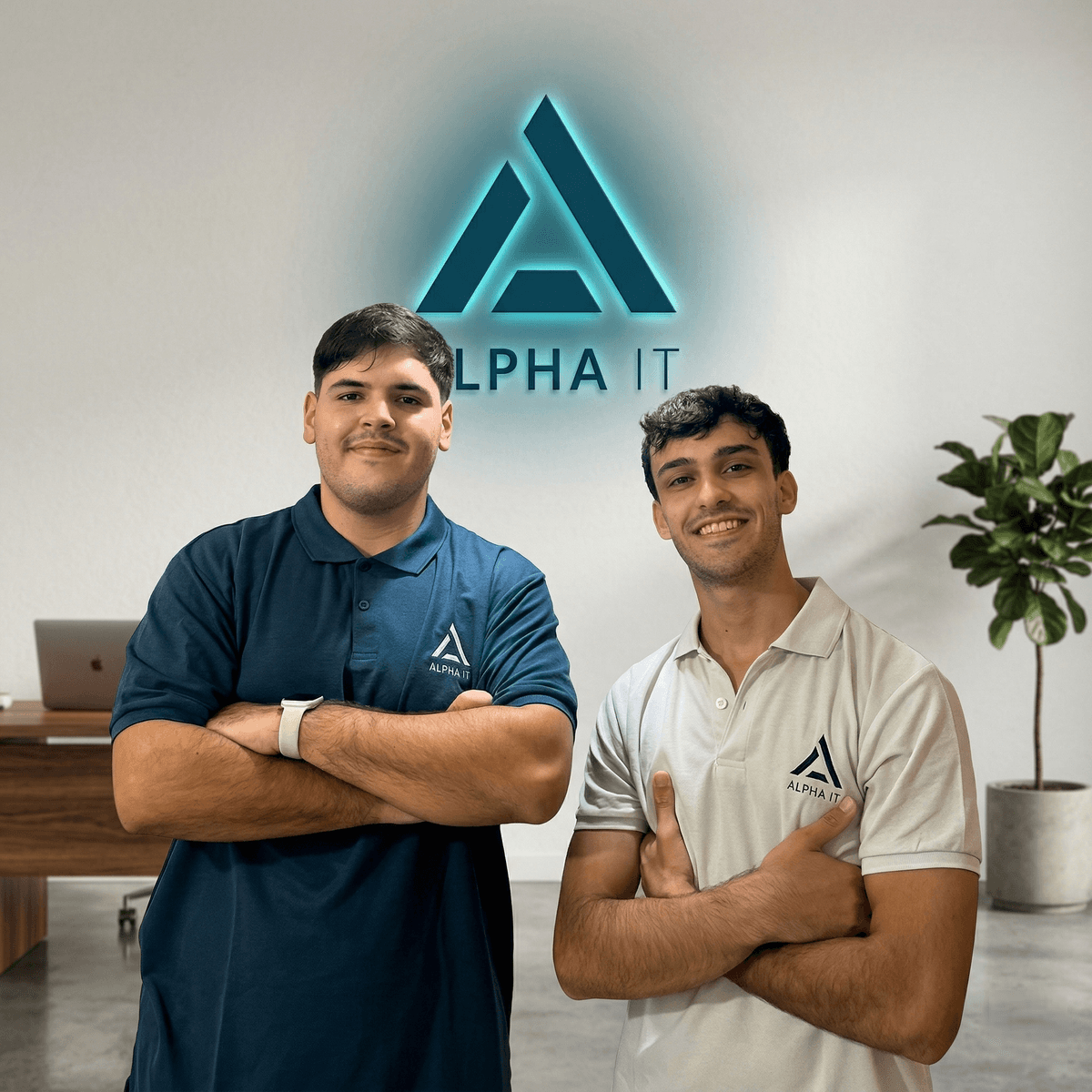 Nicolás Savulsky e Iván Francés Pérez, fundadores de Alpha IT Hub